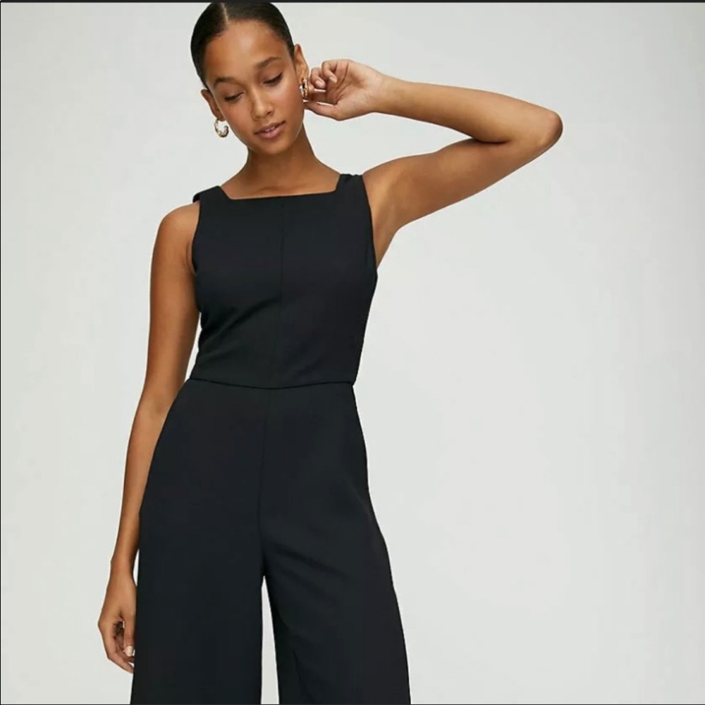 Wilfred Aritzia Black Écoulement Jumpsuit - Picture 3 of 7